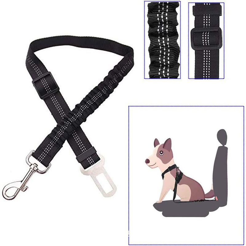 Pet Accessories Adjustable Dog Safety Leads Car Vehicle Seat Belt Pet Dog Seat Belt