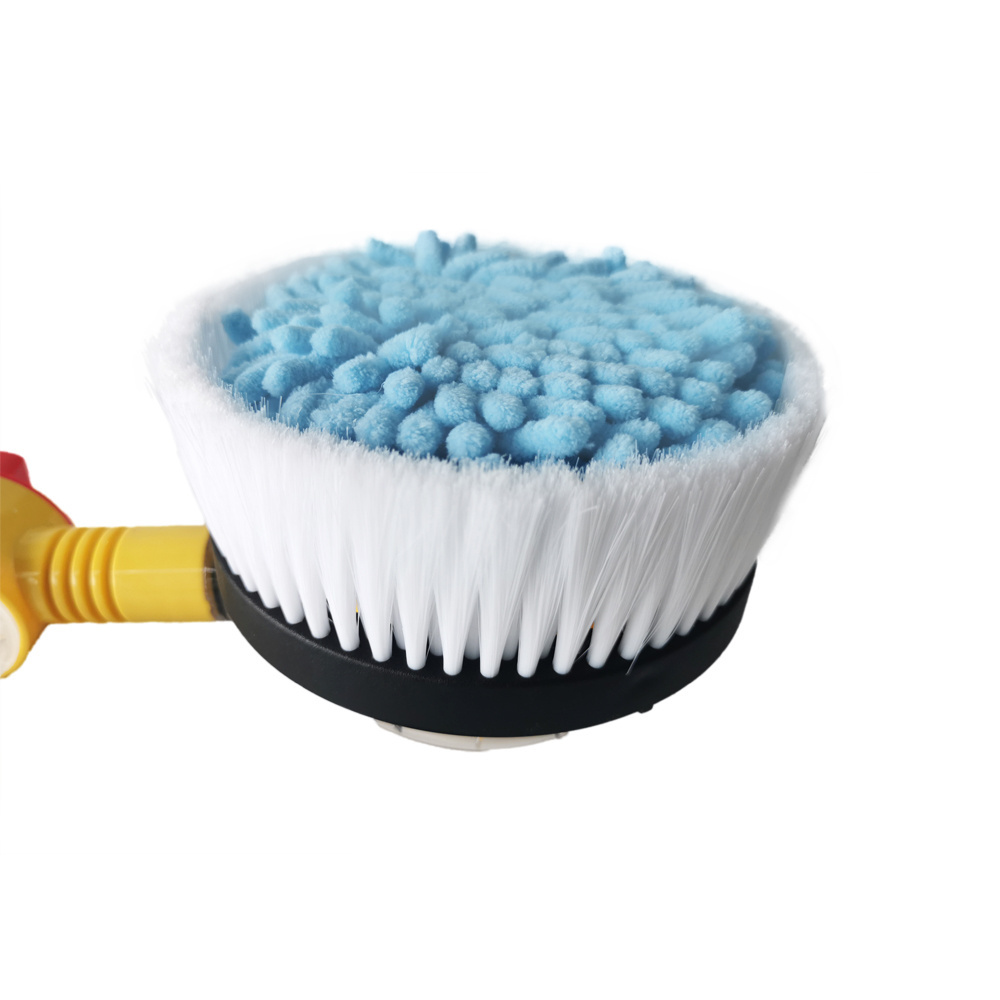 High Pressure Car Foam Clean Brush Rotating Automatic Sponge With Cleaner Cup Rotating Car Wash Brush