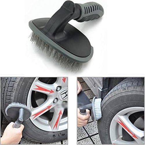 Non Slip Washable Car Wash Brush Microfiber Car Wheel Cleaning Rim Cleaner Brush