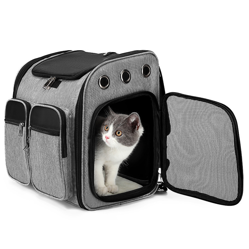 New Large Capacity Pet Bag Ventilated Design Pet Travel Carrier Backpack Cat Carrier Dog Carrier