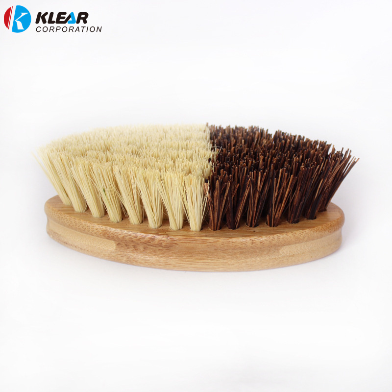 Plant Based Cleaning Brush Set Wood and Coconut Bristle Pan Bottle and Pot Cleaning Brush Kit