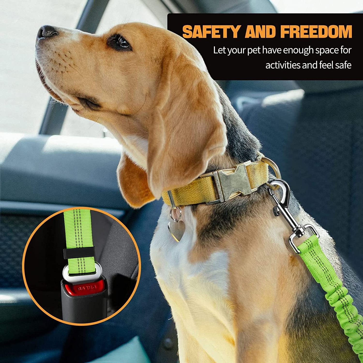 Pet Accessories Adjustable Dog Safety Leads Car Vehicle Seat Belt Pet Dog Seat Belt