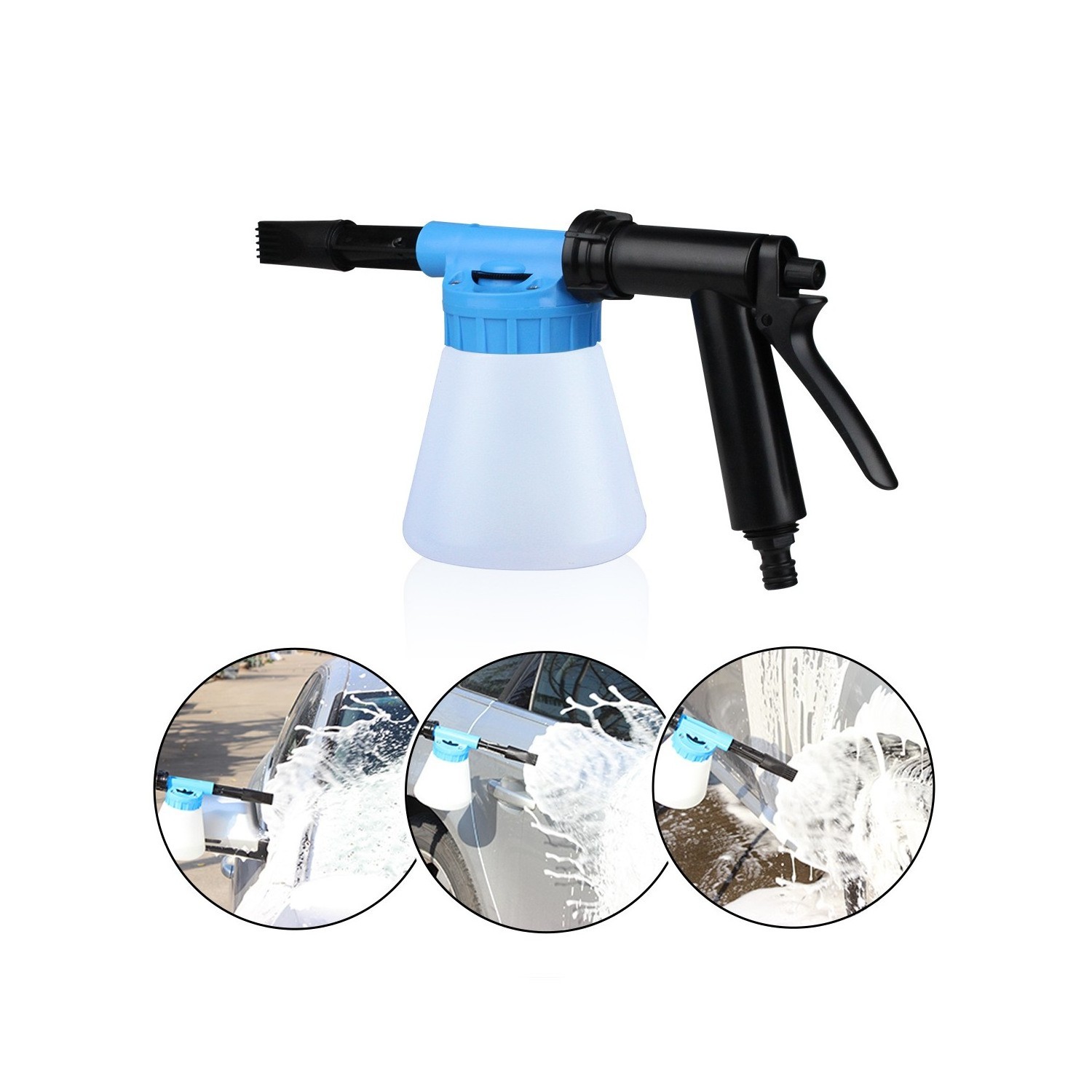 Home Garden Watering Tool Foam Cannon Garden Hose Car Wash Snow Foam Gun Sprayer