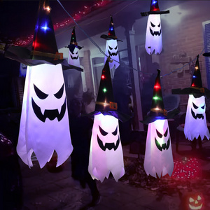 Halloween Decorations Indoor Outside Ornaments Clearance Halloween Party Lights String Decor Hanging Lighted Glowing Gho