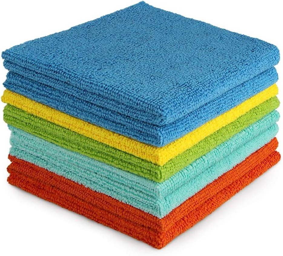 Lint Free Dusting Cloth Soft Absorbent Cleaning Rags Kitchen Towels  All-Purpose Cleaning Towels Microfiber Cleaning Cloths