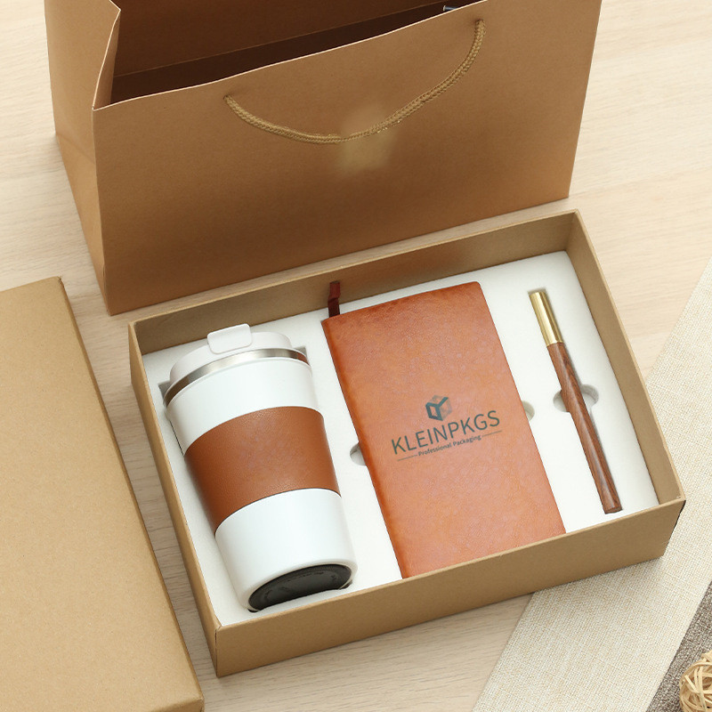 Custom Logo Promotional Cup Umbrella Mens Gift Box Set Luxury Business Gifts