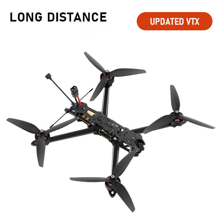 fpv drone 7 inch 10inch max load 2.5kg 140km/h speed 29 minutes flight time optional thermal camera night vision camera fpv