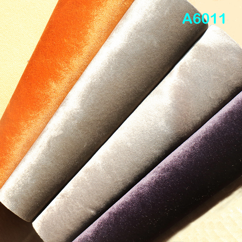 A6011 Dream Color 0.8 mm flocking leather for shoes making PU Synthetic Leather