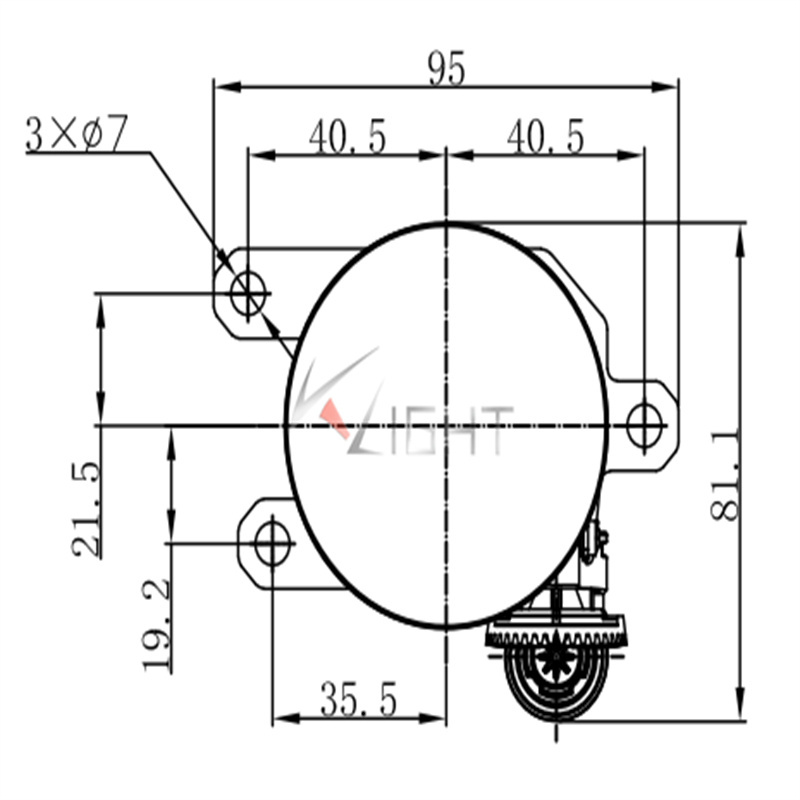 Led Headlight 15W Waterproof Motorcycle Fog Light Driving Lamp For 05-11 Tacoma Front Bumper 2007-2013 Toyota Tundra 2008-2015