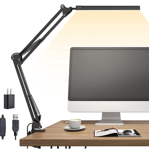 popular Swing Arm Lamp New Led Metal Clip Table desk Lamp Dimmable Bedroom Reading with Usb Plug-In Desk Lamp For Study