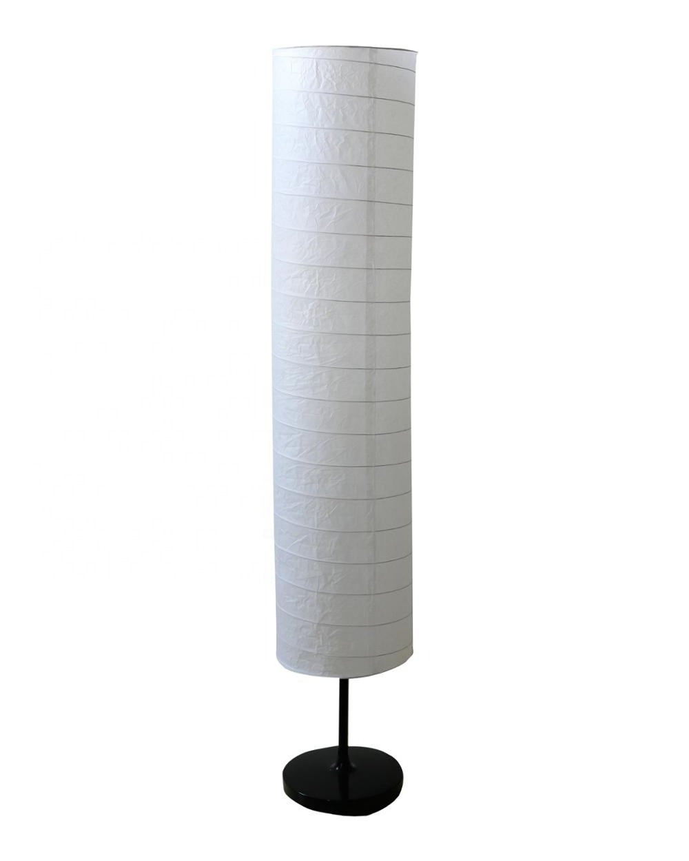 Japanese lantern design handmade paper shade light fixtures led floor standing lamp for living room decoration