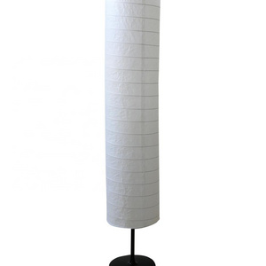 Japanese lantern design handmade paper shade light fixtures led floor standing lamp for living room decoration