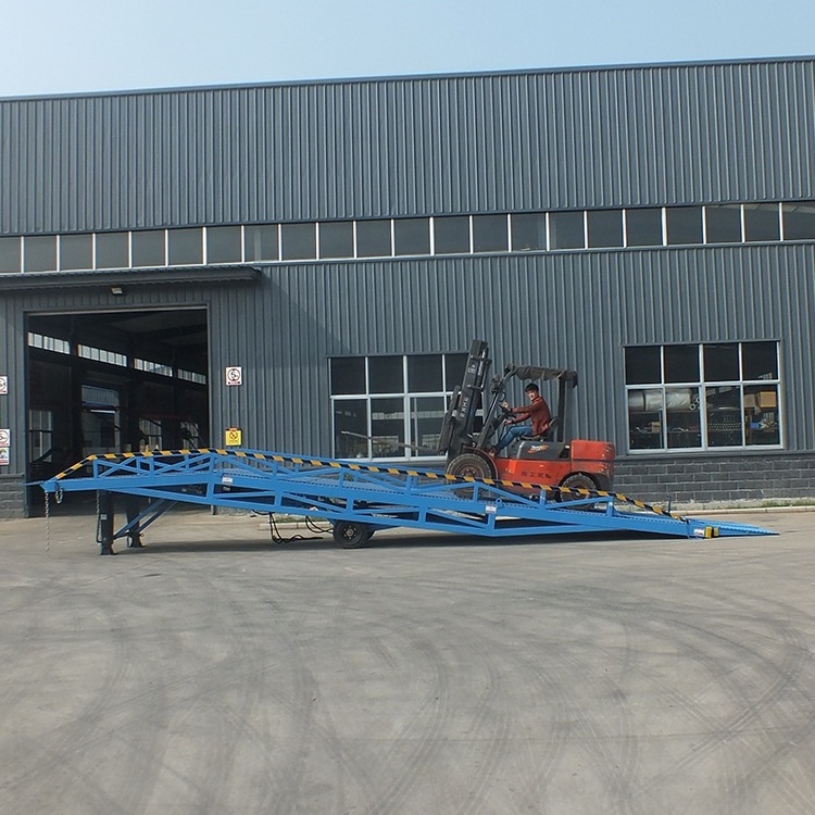 Hydraulic Adjustable Mobile Loading Ramps for Container Yard Ramp Forklift Ramp