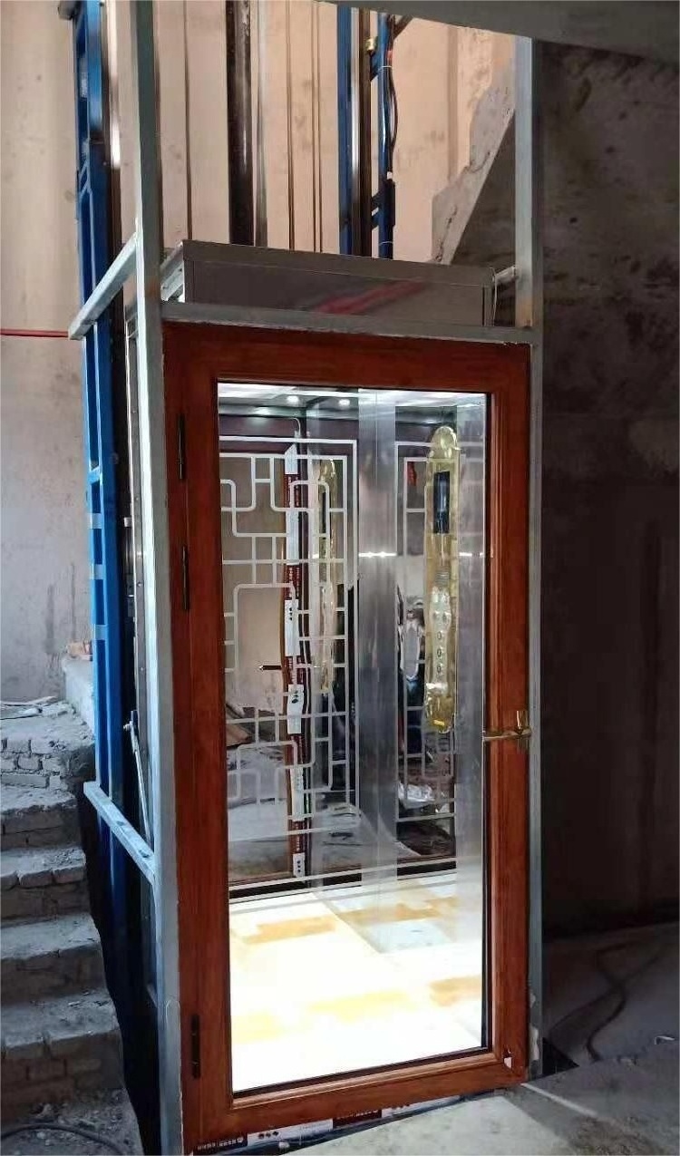 CE Standard Hydraulic Hot selling  Indoor Outdoor Lift Elevator for Home  Self Built House Building Lift Elevator