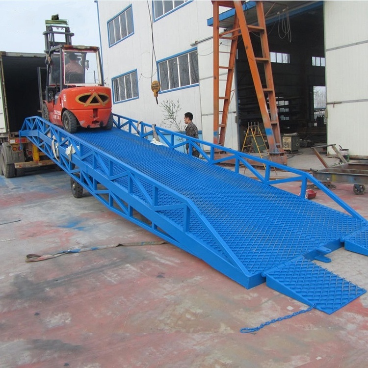 Hydraulic Adjustable Mobile Loading Ramps for Container Yard Ramp Forklift Ramp