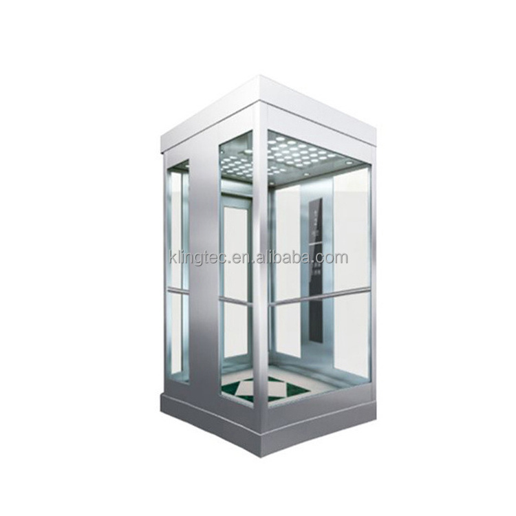 ISO9001 Standard hydraulic outdoor elevator lift for 4 floors residential house