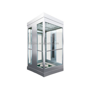 ISO9001 Standard hydraulic outdoor elevator lift for 4 floors residential house