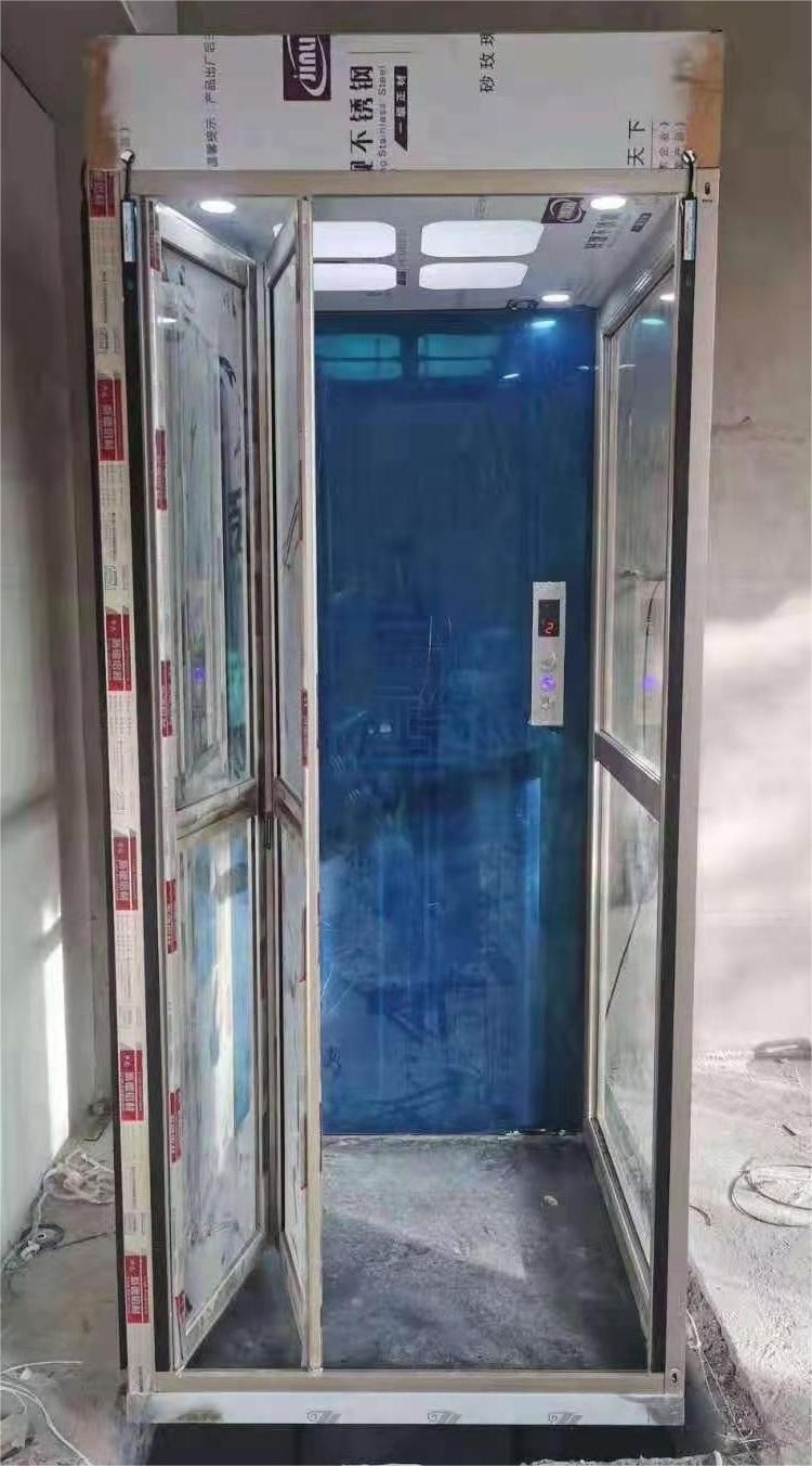 CE Standard Hydraulic Hot selling  Indoor Outdoor Lift Elevator for Home  Self Built House Building Lift Elevator