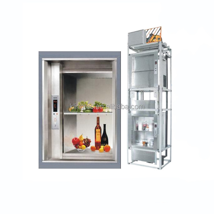 Multiple Floors Commercial Buildings Small Freight Elevator Lift Carry Food Dumbwaiter