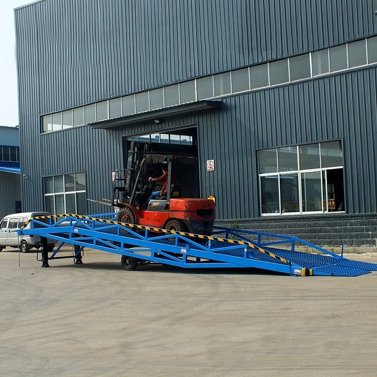 Hydraulic Adjustable Mobile Loading Ramps for Container Yard Ramp Forklift Ramp