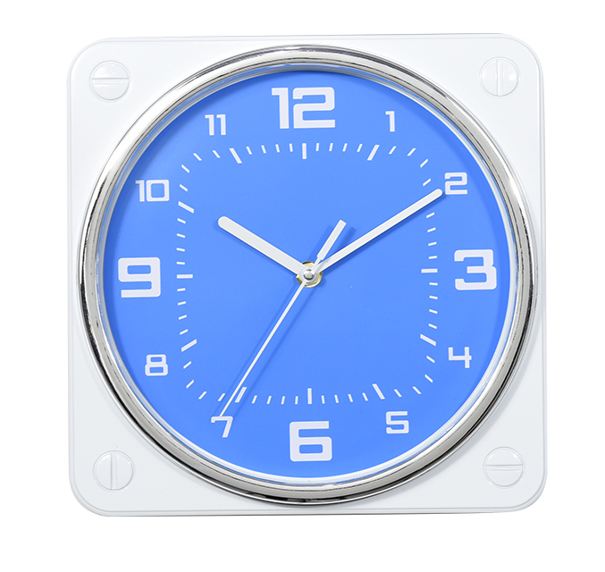 Wholesale Square Digital Transparent Plastic Modern Design Creative Wall Clock