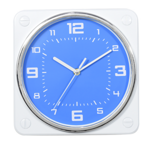 Wholesale Square Digital Transparent Plastic Modern Design Creative Wall Clock