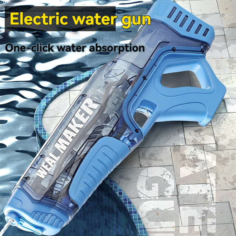 Wholesale strong 2024 summer toys pulse kids holi pichkari water gun china powerful real automatic electric toy water gun