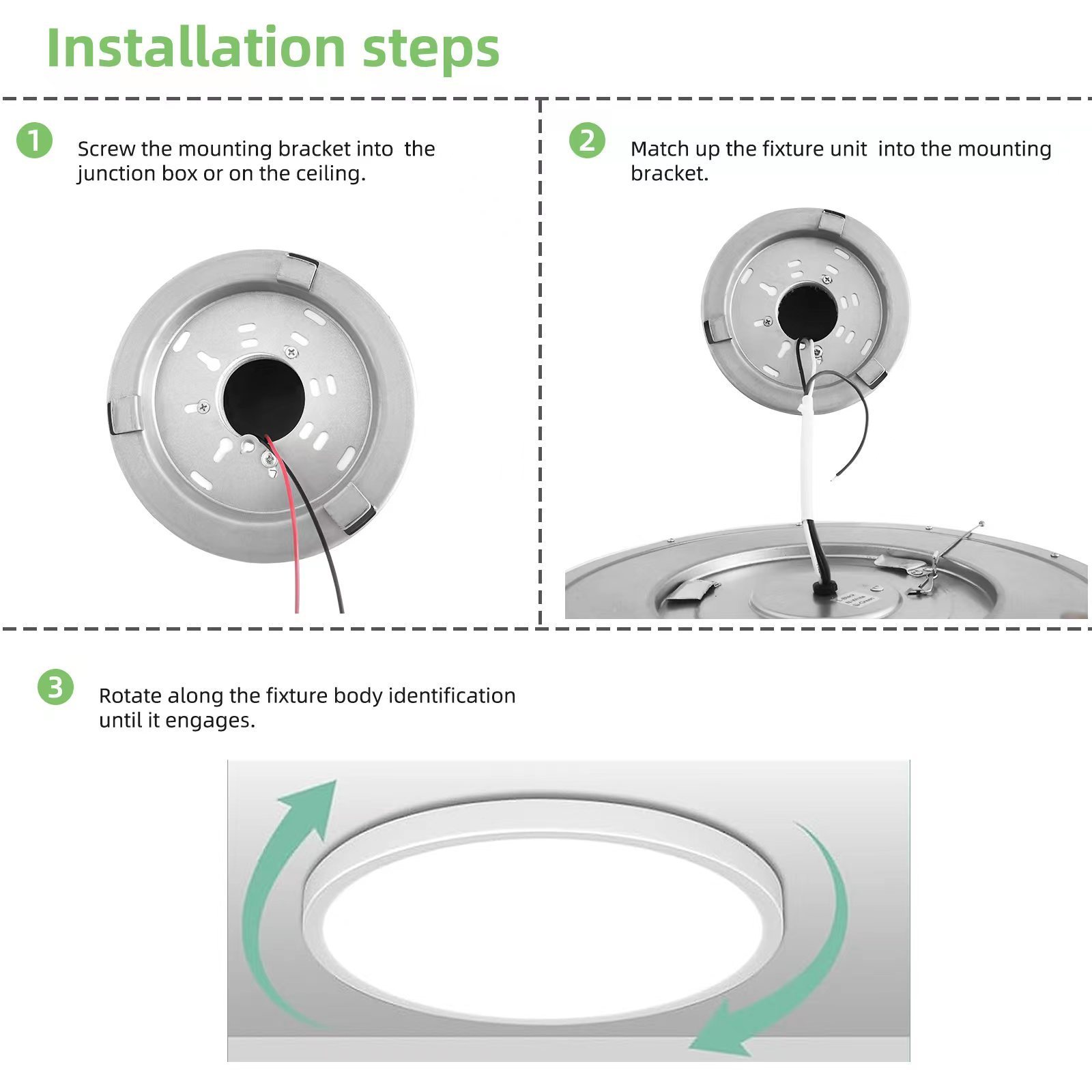 13 inch Multifunction 3 Cct Adjustable Led Ceiling Light Led Fixture Flush Mount Ceiling Lamp