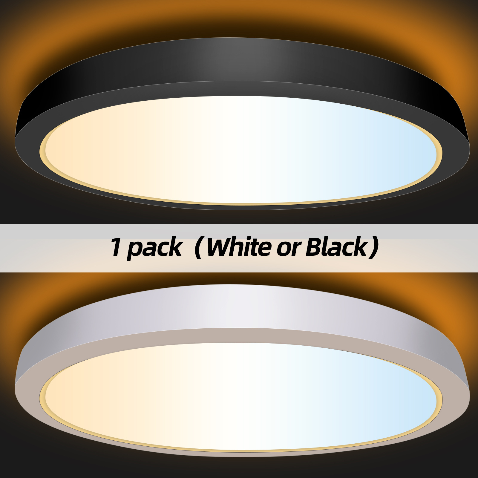 13 inch Multifunction 3 Cct Adjustable Led Ceiling Light Led Fixture Flush Mount Ceiling Lamp