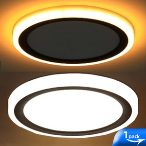 13inch dimmable round surface mount led slim panel light 3CCT or 5CCT Ceiling Panel Light