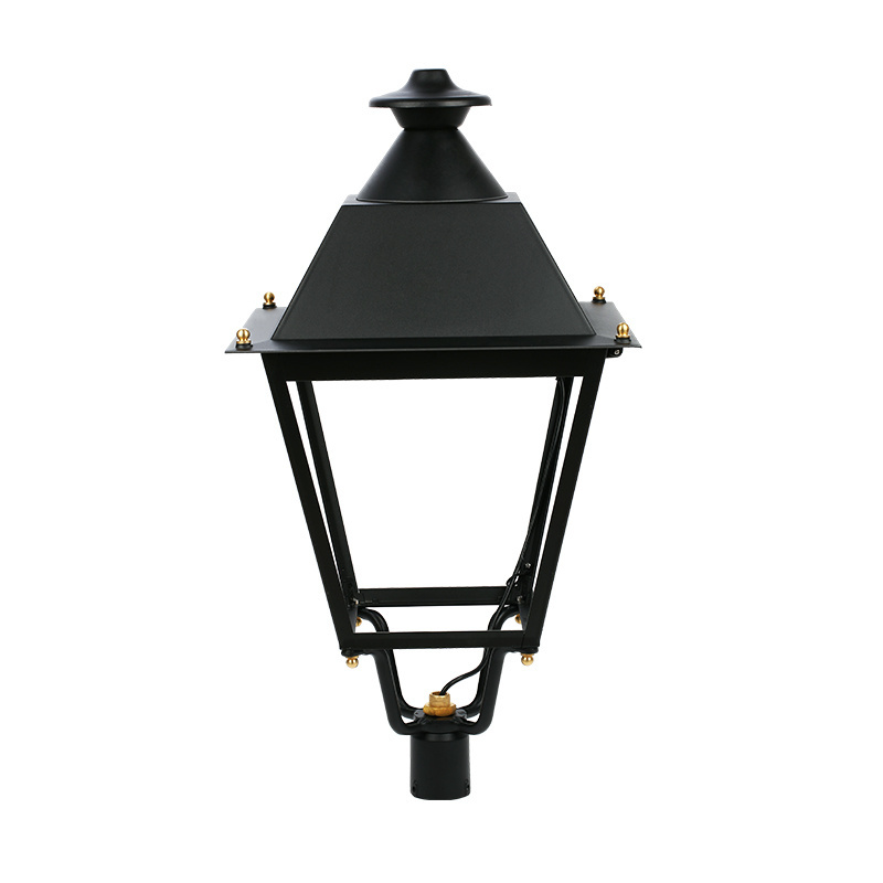 ETL CE RoHS Residential Exterior Front Yard Backyard Commercial Driveway Outdoor Lantern Garden Lamp Fixture LED Post Top Light