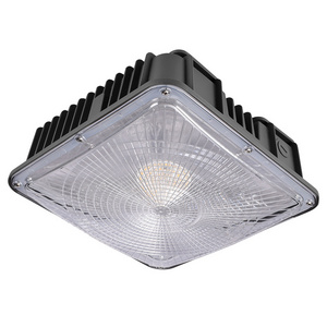 50w 80w ETL CE RoHS Listed Led Garage Lights Led Canopy Lamps IP65 Optional Led Car Parking Light Ceiling Light