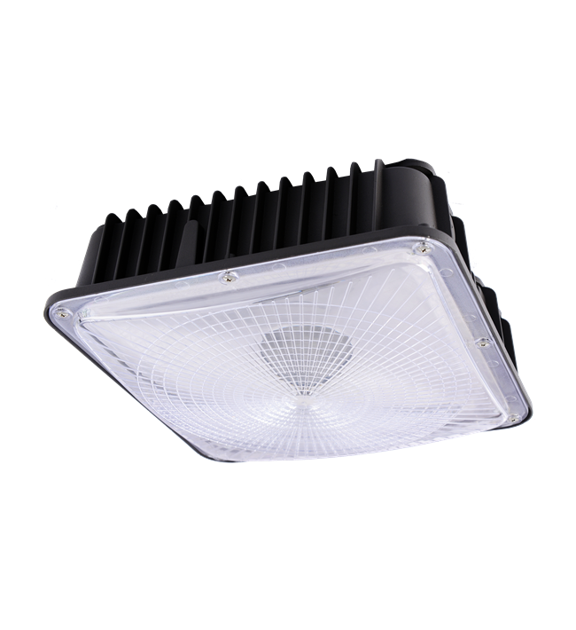 50w 80w ETL CE RoHS Listed Led Garage Lights Led Canopy Lamps IP65 Optional Led Car Parking Light Ceiling Light