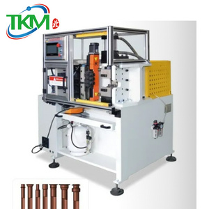 double station automatic pipe tube end forming machine pipe reducer machine/pipe tube  end forming machine