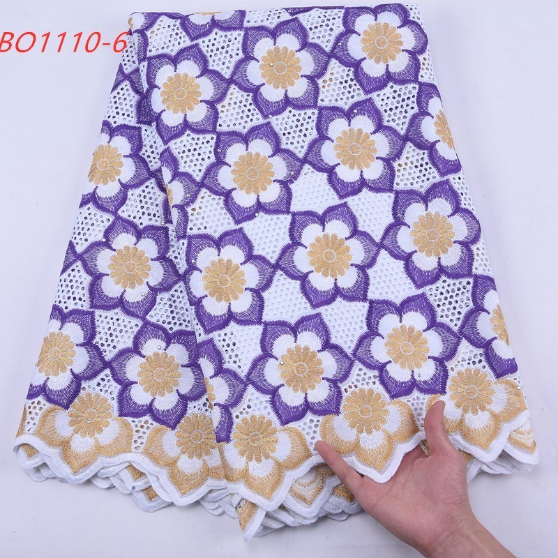 2125 Free Shipping 2020 African Lace Fabrics Nigerian Swiss Filtex Lace Dry 100 Cotton Lace Fabric