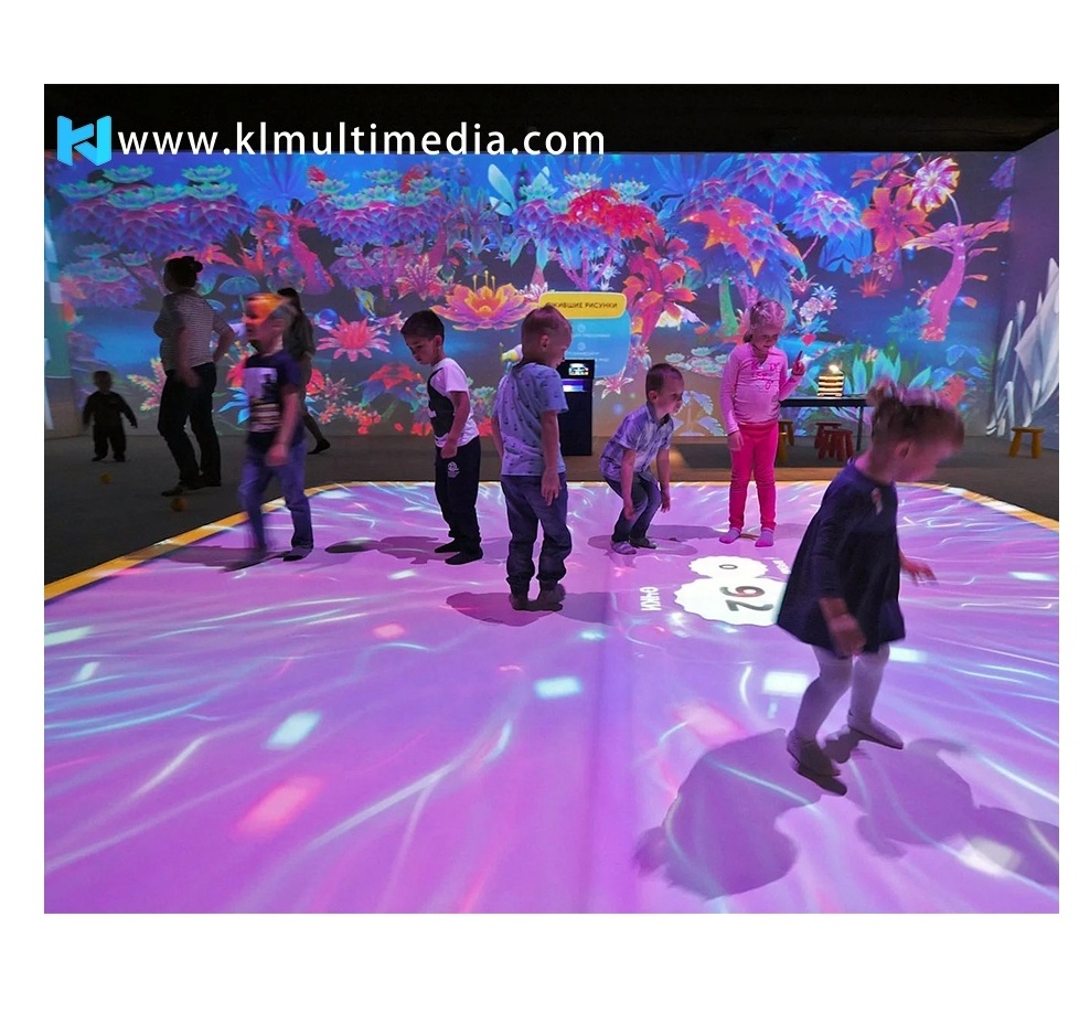 All-In-One Wedding Projector interactive floor wall system Ground projector game 3d hologram device floor mapping projection