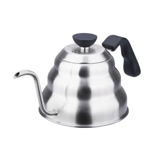 Hand Drip Hot Sale Stainless Steel Milk Tea Coffee Pot 1200 ML Stovetop Gooseneck Kettle