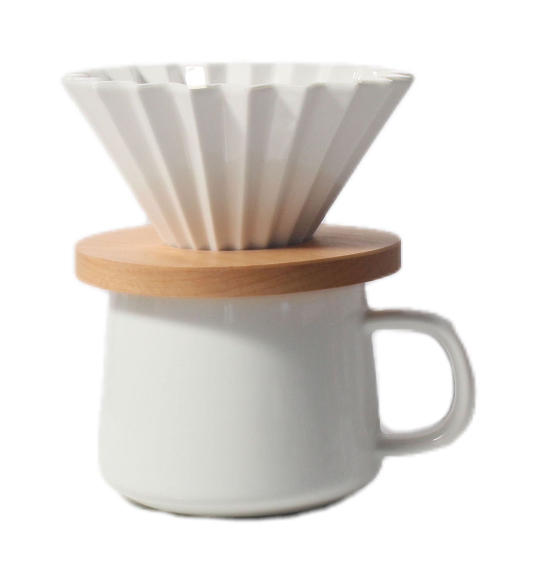 Ceramic Pour Over Coffee origami Filter Coffee Dripper