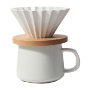 Ceramic Pour Over Coffee origami Filter Coffee Dripper