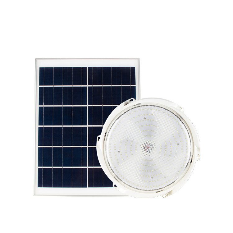 Indoor Solar Ceiling Light with Remote Control Solar Light Lamp House LED Aluminum ABS IP65 S11 for Indoor 80 Surface Mounted