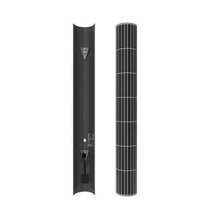 KLR Custom rigid glass curved solar panels 50W 60W 100W 12V cylinder solar panel solar tube for street light