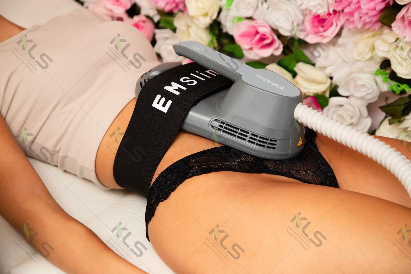 4 Handles Emslim Neo RF Electromagnetic EMS Muscle Stimulation Weight Loss Body Sculpting Slimming Emslim Nova Machine