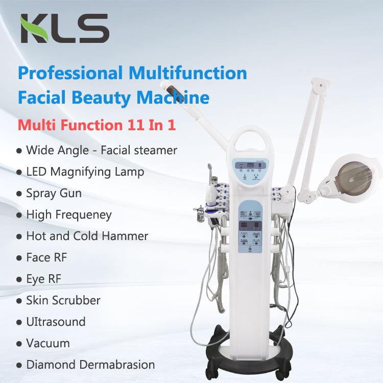 best sellers 2021 facial steamer and magnifying lamp trolley for beauty machine galvanic facial machine