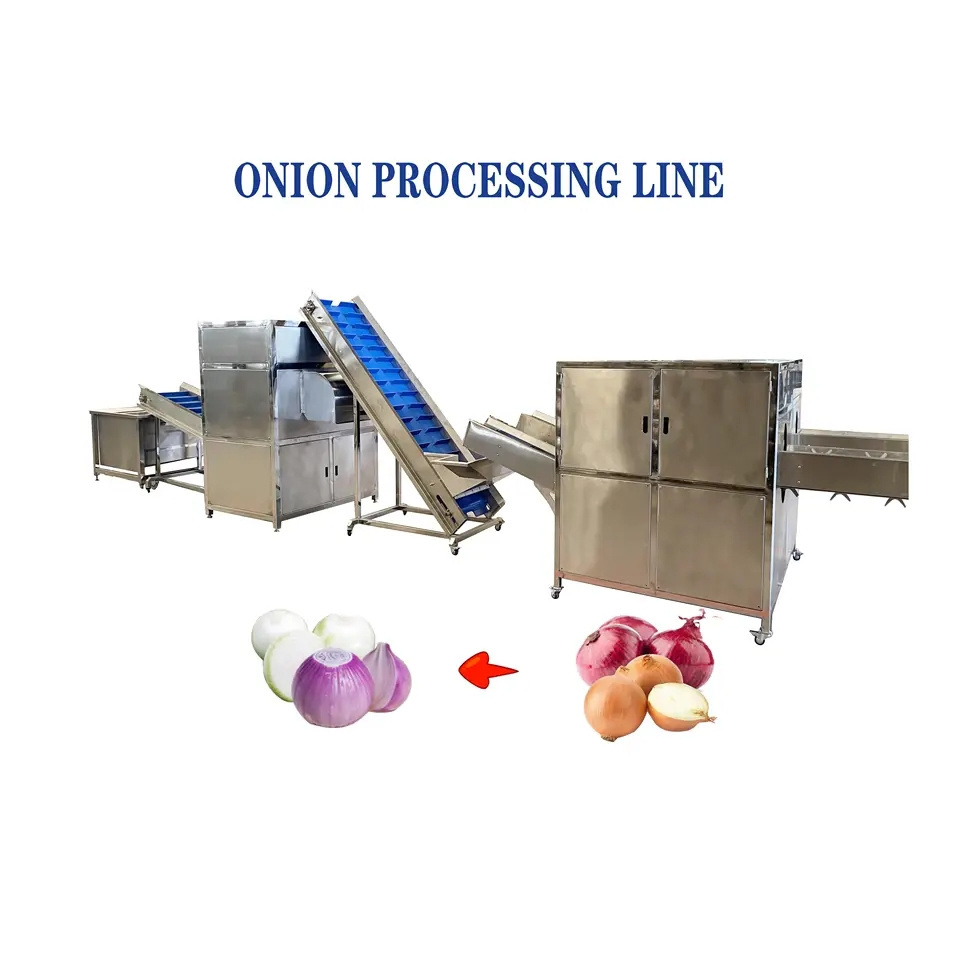 KLS onion peeler onion ring cutting machine onion peeling machine skin peeler