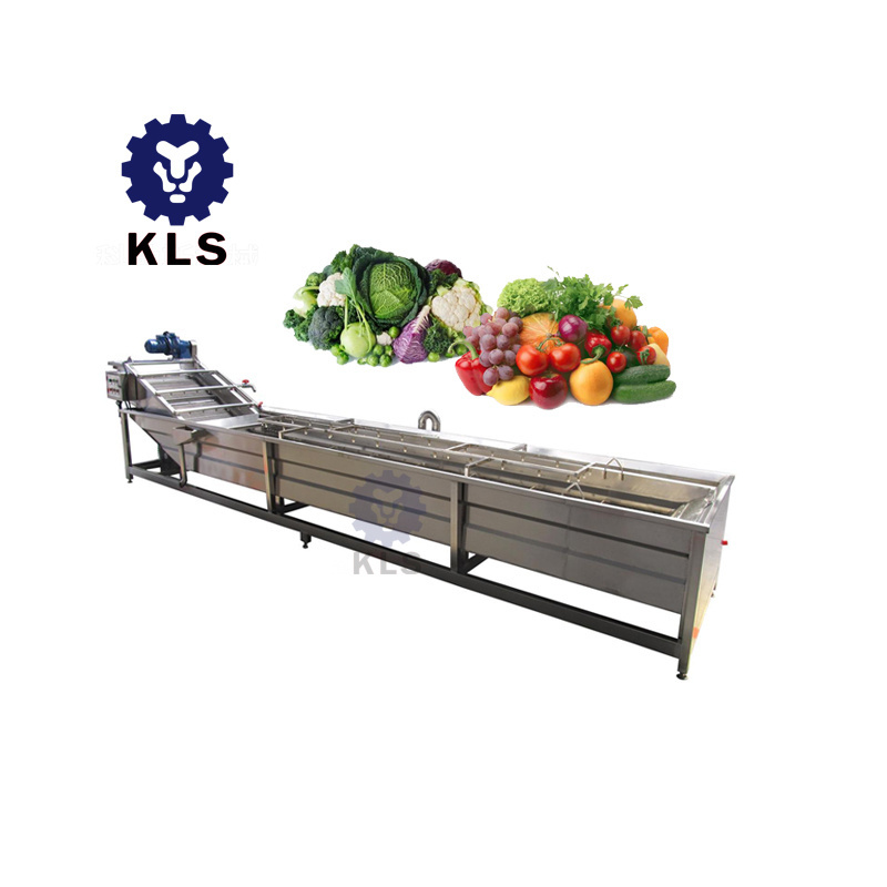 KLS Commercial Potato Radish Parsley Washing Machine Lettuce Tomato Washer Fruit Vegetable Cleaning Machine