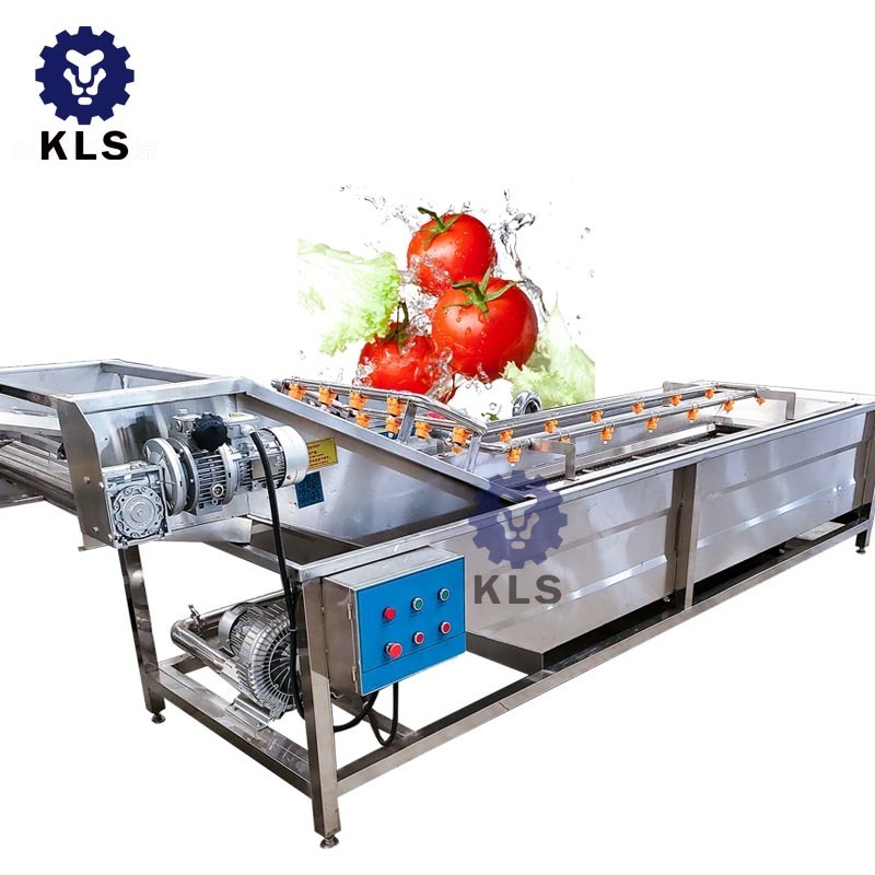 KLS Commercial Potato Radish Parsley Washing Machine Lettuce Tomato Washer Fruit Vegetable Cleaning Machine