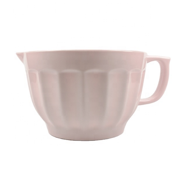 Two Tone With Handle Melamine Mixing Bowl Set