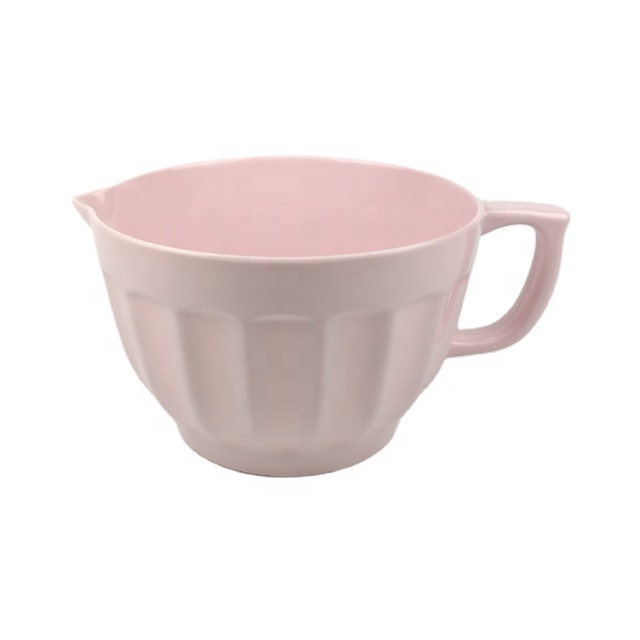 Two Tone With Handle Melamine Mixing Bowl Set