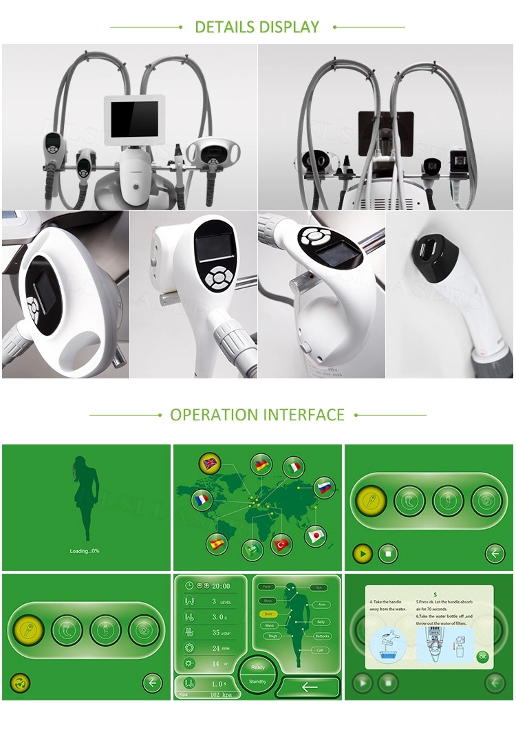 V shape Maquinas de Cavitation y Radiofrecuencia RF Lipocavitation Vaser Liposuction Vacuum Cavitation System Starvac MACHINE