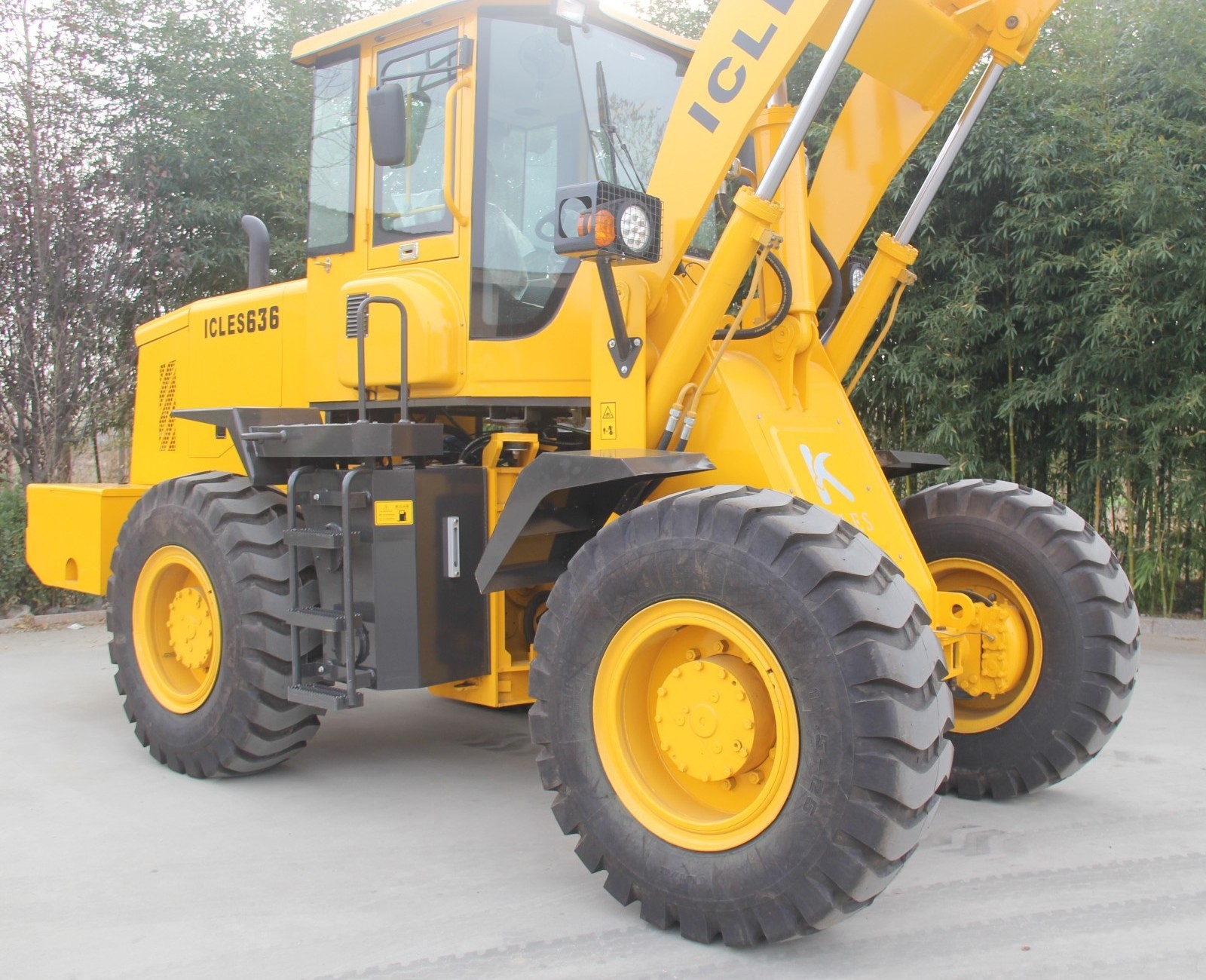 Wheel Loader ICLES636 1-10Ton Mini big Micro Front Wheel Loader Price For Sale